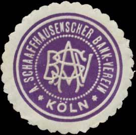 A. Schaaffhausenscher Bank-Verein Coeln