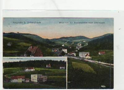 Neuhain bei Dittersbach Kreis Waldenburg 1919 Schlesien