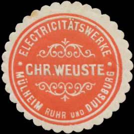 Elektrizitätswerke Chr. Weuste