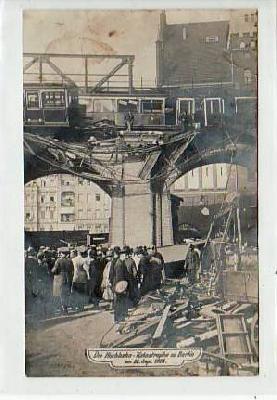 Berlin Schöneberg Hochbahn Eisenbahn Katastrophe 1908