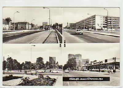 Dessau Neubauten und Kaufhaus 1974