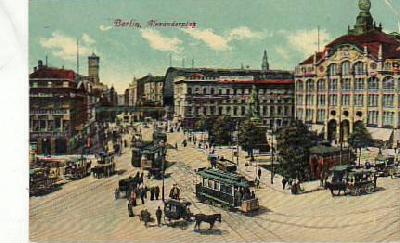 Berlin Mitte Alexanderplatz 1914
