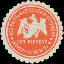 K.Pr. Fussartillerie-Regiment von Dieskau (Schlesisches) Nr. 6