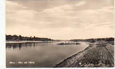 Aken an der Elbe Fähre 1963