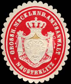 Grossherzoglich Mecklenburgischer Amtsanwalt - Neustrelitz