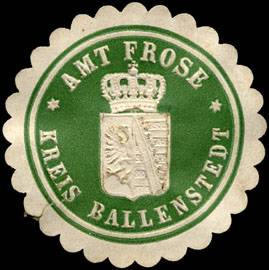 Amt Frose - Kreis Ballenstedt