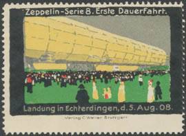 Zeppelin Landung in Echterdingen