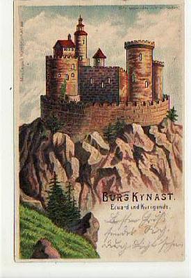 AK Halt gegen das Licht Burg Kynast Schlesien 1903