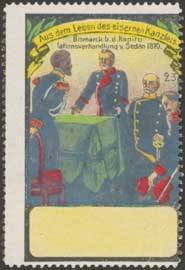 Bismarck bei den Kapitulationsverhandlungen von Sedan 1870