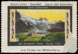 Die Dresdener Hütte Stubai Tirol