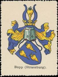 Bopp (Straßburg/Elsass) Wappen