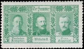 Deutscher Kronprinz, Kaiser Wilhelm II., Prinz Rupprecht