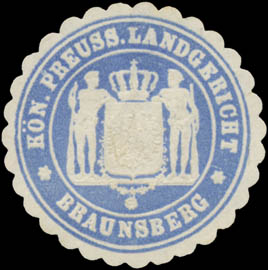 K.Pr. Landgericht Braunsberg/Ostpreußen