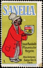 Sanella feinste Mandelmilch - Pflanzenbutter Margarine