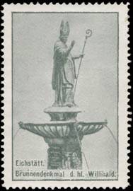 Brunnendenkmal der heilige Willibald