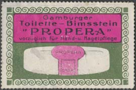 Gamburger Toilette-Bimsstein Propera