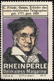 C. Friedrich Gauss - Erfinder des ersten elektrischen Telegraphen