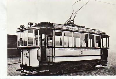 Berlin Lichtenberg Strassenbahn Baujahr 1899 AK ca von 1980