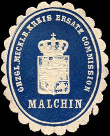 Grossherzoglich Mecklenburgische Kreis Ersatz Commission - Malchin