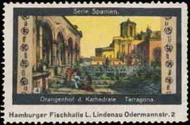 Orangenhof der Kathedrale Tarragona
