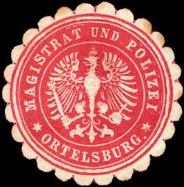Magistrat und Polizei - Ortelsburg