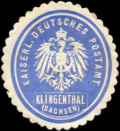 Kaiserliche Deutsche Postamt - Klingenthal - Sachsen