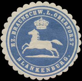 H. Braunschweig. L. Oberforst Blankenburg