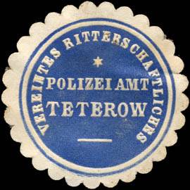 Vereintes Ritterschaftliches Polizei Amt Teterow