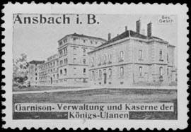 Garnison-Verwaltung- und Kaserne der Königs-Ulanen