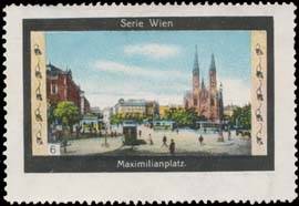Maximilianplatz mit Straßenbahn