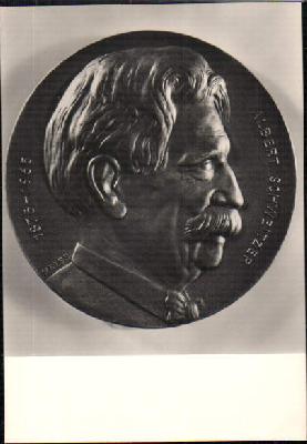Albert Schweitzer, Bronzeplakette