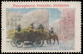 Fouragieren französischer Soldaten