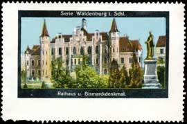 Rathaus und Bismarckdenkmal