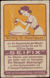 Seifix - Wichtig für Hausfrauen!