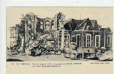 Berlin Mitte Kirche im Jahre 1781 AK ca 1920