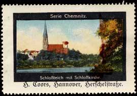Schloßteich mit Schloßkirche