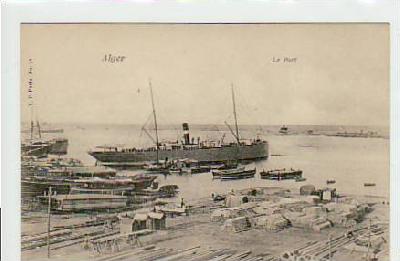 Alger-Algier ca 1910 Hafen Algerien-Afrika