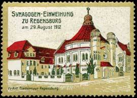 Synagogen - Einweihung zu Regensburg