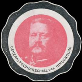 Generalfeldmaschall Paul von Hindenburg