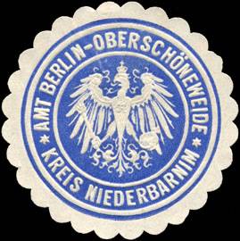 Amt Berlin - Oberschöneweide - Kreis Niederbarnim