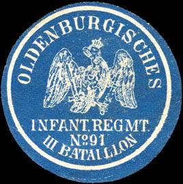 Oldenburgisches Infanterie Regiment No. 91 - III Bataillon