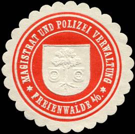 Magistrat und Polizei Verwaltung - Freienwalde an der Oder
