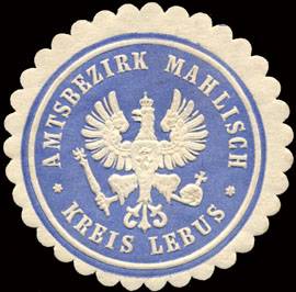 Amtsbezirk Mahlisch - Kreis Lebus