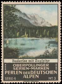 Badersee mit Zugspitze