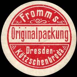 Fromms Originalpackung