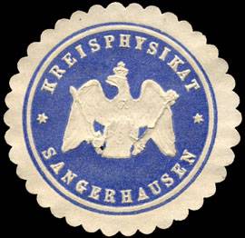 Kreisphysikat - Sangerhausen