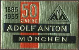 50 Jahre Adolf Anton