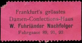 Frankfurts grösstes Damen-Confections-Haus