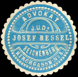 Advokat Josef Ressel - Reichenberg