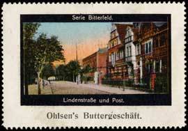 Lindenstraße und Post
